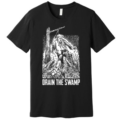 Drain The Swamp Diablo Macabre Premium T-Shirt