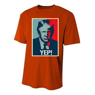 Donald Trump Supporter President 2024 Performance Sprint T-Shirt