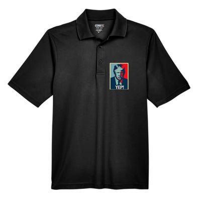 Donald Trump Supporter President 2024 Men's Origin Performance Piqué Polo