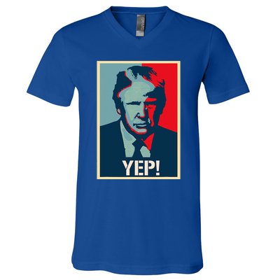 Donald Trump Supporter President 2024 V-Neck T-Shirt