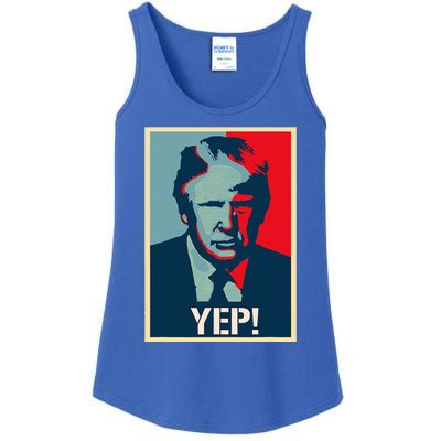 Donald Trump Supporter President 2024 Ladies Essential Tank