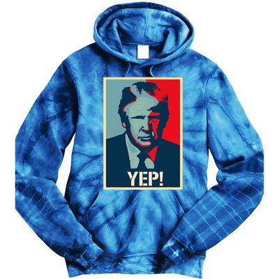 Donald Trump Supporter President 2024 Tie Dye Hoodie