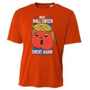 Donald Trump Saying Make Halloween Great Again Gift Cooling Performance Crew T-Shirt