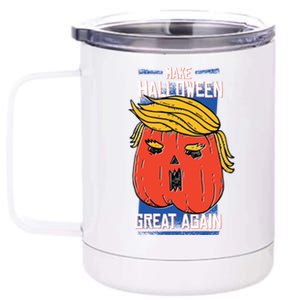 Donald Trump Saying Make Halloween Great Again Gift 12 oz Stainless Steel Tumbler Cup