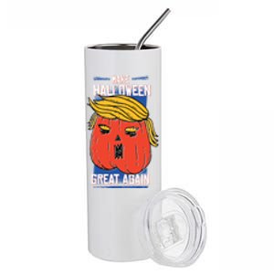 Donald Trump Saying Make Halloween Great Again Gift Stainless Steel Tumbler