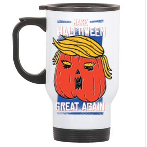 Donald Trump Saying Make Halloween Great Again Gift Stainless Steel Travel Mug