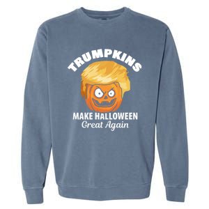 Donald Trump Saying Make Halloween Great Again Gift Garment-Dyed Sweatshirt