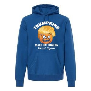 Donald Trump Saying Make Halloween Great Again Gift Premium Hoodie