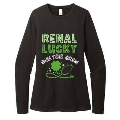 Dialysis Technician St Patricks Day Renal Lucky Filtering Womens CVC Long Sleeve Shirt