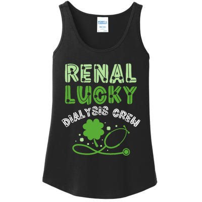 Dialysis Technician St Patricks Day Renal Lucky Filtering Ladies Essential Tank