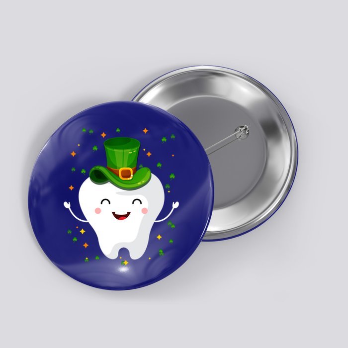 Dental Tooth St Patricks Day Funny Dentist Gift For Dentist Gift Button