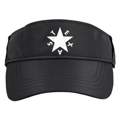 Distressed Texas Star Adult Drive Performance Visor