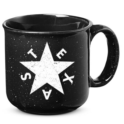 Distressed Texas Star 15oz Campfire Ceramic Mug