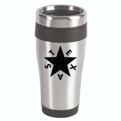 Distressed Texas Star 16oz Travel Tumbler