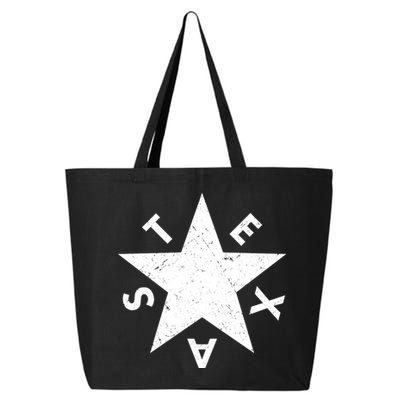 Distressed Texas Star 25L Jumbo Tote