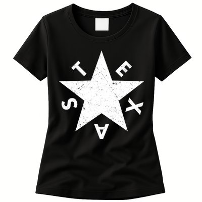 Distressed Texas Star Womens T-Shirt
