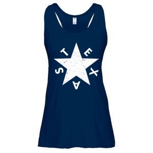 Distressed Texas Star Ladies Essential Flowy Tank