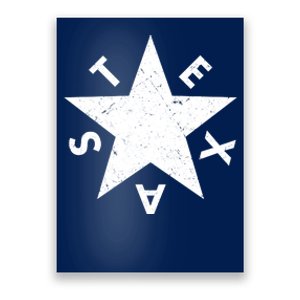 Distressed Texas Star Poster