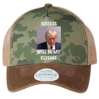 Donald Trump Success Will Be My Revenge Cool Gift Legacy Tie Dye Trucker Hat