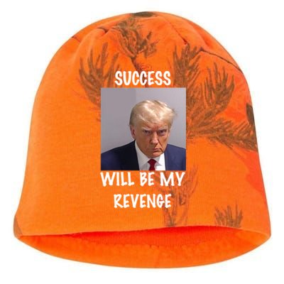 Donald Trump Success Will Be My Revenge Cool Gift Kati - Camo Knit Beanie