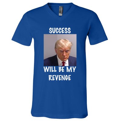 Donald Trump Success Will Be My Revenge Cool Gift V-Neck T-Shirt