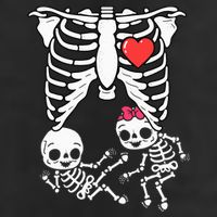 Double Trouble Spooky Pregnancy Reveal with Xray Twins Cool Comfort Performance Bucket Hat