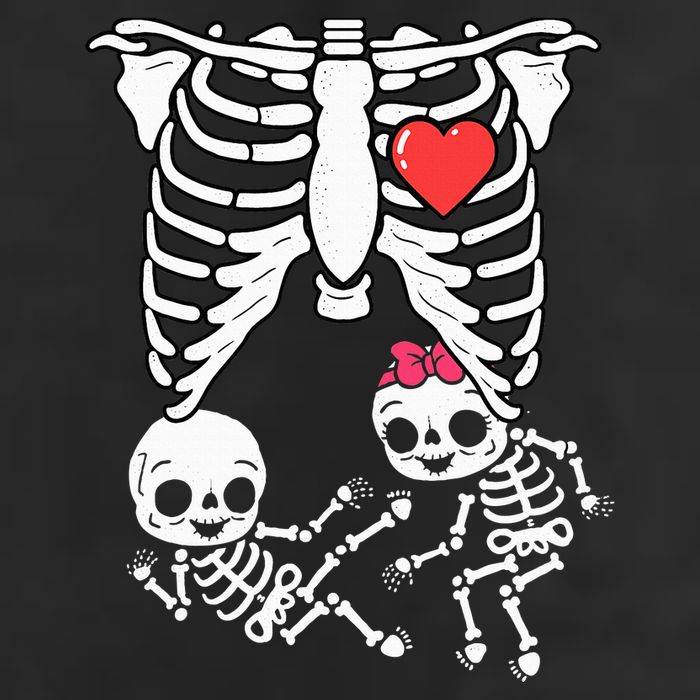 Double Trouble Spooky Pregnancy Reveal with Xray Twins Cool Comfort Performance Bucket Hat
