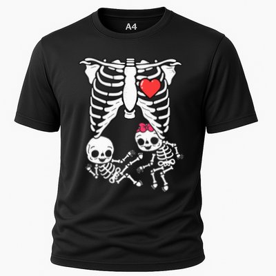 Double Trouble Spooky Pregnancy Reveal with Xray Twins Performance Shirt
