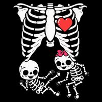 Double Trouble Spooky Pregnancy Reveal with Xray Twins Cooling Performance Crew T-Shirt