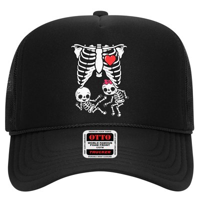 Double Trouble Spooky Pregnancy Reveal with Xray Twins Trucker Hat
