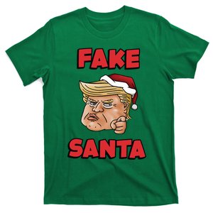 Donald Trump Santa Hat Fake Santa Christmas T-Shirt