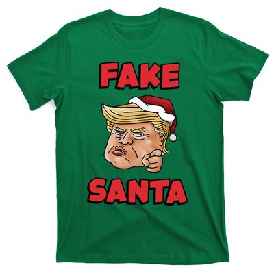 Donald Trump Santa Hat Fake Santa Christmas T-Shirt