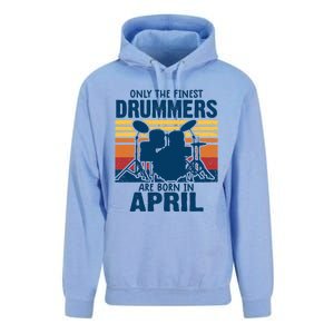 Drummer T Shirts Drummers Born In April Drummer Gifts Unisex Surf Hoodie