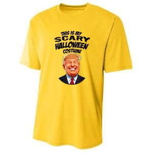 Donald Trump Scary Halloween Gag President Costume Gag Youth Performance Sprint T-Shirt