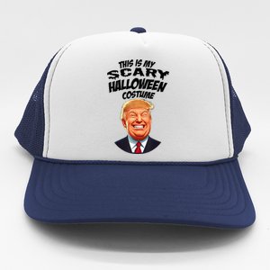 Donald Trump Scary Halloween Gag President Costume Gag Trucker Hat