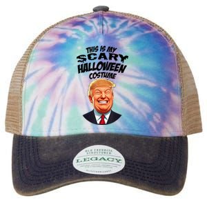 Donald Trump Scary Halloween Gag President Costume Gag Legacy Tie Dye Trucker Hat