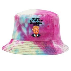 Donald Trump Scary Halloween Gag President Costume Gag Tie-Dyed Bucket Hat