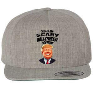 Donald Trump Scary Halloween Gag President Costume Gag Wool Snapback Cap