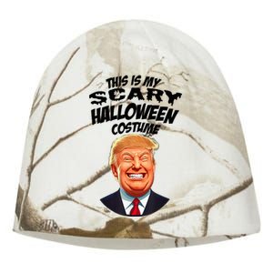 Donald Trump Scary Halloween Gag President Costume Gag Kati - Camo Knit Beanie