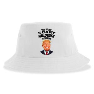 Donald Trump Scary Halloween Gag President Costume Gag Sustainable Bucket Hat