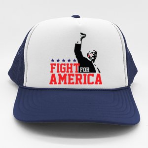 Donald Trump Shooting Fight For America Trump Assassination Attempt Trucker Hat