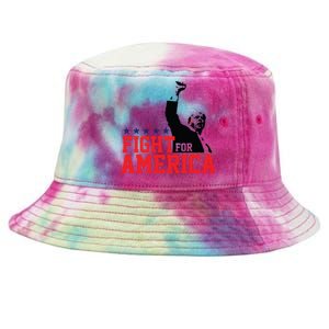 Donald Trump Shooting Fight For America Trump Assassination Attempt Tie-Dyed Bucket Hat