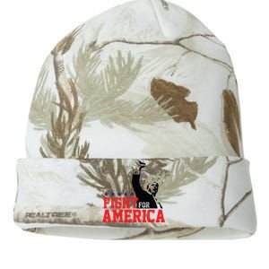 Donald Trump Shooting Fight For America Trump Assassination Attempt Kati Licensed 12" Camo Beanie