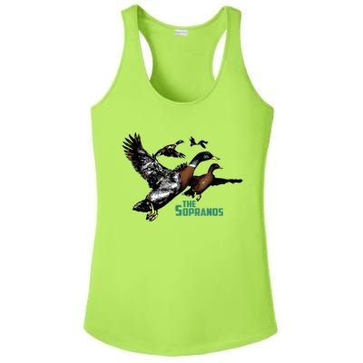 Ducks The Sopranos Do You Feel Depressed The Duck Left I Ladies PosiCharge Competitor Racerback Tank