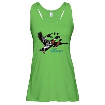 Ducks The Sopranos Do You Feel Depressed The Duck Left I Ladies Essential Flowy Tank