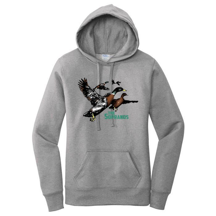 Ducks The Sopranos Do You Feel Depressed The Duck Left I Women's Pullover Hoodie