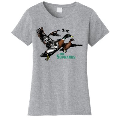 Ducks The Sopranos Do You Feel Depressed The Duck Left I Women's T-Shirt