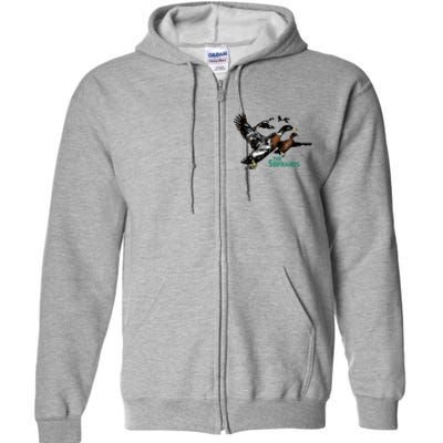 Ducks The Sopranos Do You Feel Depressed The Duck Left I Full Zip Hoodie