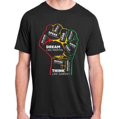 Dream Think Speak Black History Month Adult ChromaSoft Performance T-Shirt