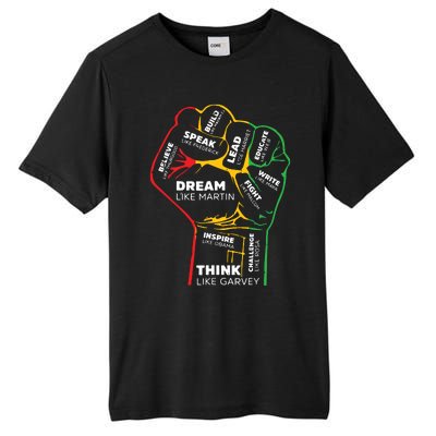 Dream Think Speak Black History Month Tall Fusion ChromaSoft Performance T-Shirt